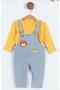 Baby Boy Striped Tiger Patterned Salopet 2-Piece Set 1291255-S - 5