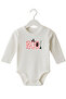 Boo Cat Printed 100% Cotton Long Sleeve Baby Bodysuit