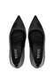 Women's Genuine Leather Black Heeled Shoes - 5