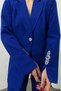 Women's Two-Piece Set Stone Detailed Straight-Leg Blazer Jacket Trousers Set - 3