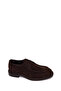 Black Men's Brown Lace-Up Suede Leather Casual Shoes Wm680030Ds - 7