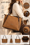 Luxury Suede Women's Shoulder Bag/Crossbody Bag - 5