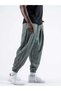 Elastic Waist Pleated Patterned Shalwar - 3