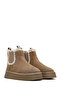 Women's Mink Thick Soled Patterned Suede Leather Teddy Boots Wf530014Ds - 3