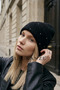 Pearl Detailed Ribbed Women's Beret - 2
