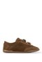 Women's Genuine Leather Brown Sneakers & Sports Shoes
