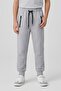 Boy's Tracksuit Bottom - Elastic Waist + Drawstring + Zipper Pocket + 2 Threads 7-16 Years 12783Ckl - 3