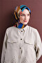 100% Sura Silk Scarf 9633D (S)-31 - 2