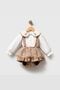 9-24 Months Madeleine Pure Baby Girl Set-Cappuccino