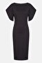 Yarasa Kol Degaje Collar Dress