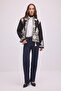 Hakim Collar Embroidered Gabardine Jacket - 3
