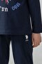 4-14 Years Licensed Us Polo Assn Boys' Set - Navy Blue - 6