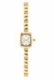 Women's Heart Cord Model Gold Color Steel Cord Wristwatch - 3