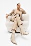 Lola Cream Zippered Pointed Toe Women's Heeled Boots - 2
