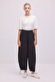 Wide-Letched Tracksuit with Elastic Waist - 2