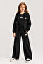 9-15 Years Luxery Colorce Girls' 3-Piece Set-Black - 2