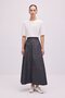 Flared Denim Skirt - 3