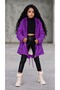Girls' Coat Waterproof Plush Inside - 4