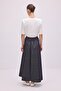 Flared Denim Skirt - 5
