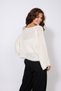 Openwork Knitted Italian Sleeve Tricot Sweater Ecru - 4