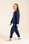 4-14 Years Licensed Us Polo Assn Girls' Set - Navy Blue - 4