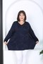 Women's Stone Printed Plus Size Tunic - 2