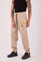 Men's Beige Oxford Jogger Pants - 4