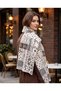 Cashmere Textured Patchwork Model Knitwear Scarf, Neck Shawl - 4