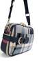 Navy Blue - Navy Blue Plaid Women's Crossbody Bag Sp1256 - 4