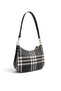 Black - Black Striped Plaid Women's Shoulder Bag Sp1259 - 3