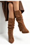 Women's Boots Brown Suede Stylish Moya - 2