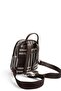 Coffee - Brown Striped Plaid Women's Backpack Sp983 - 4