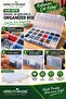 28 Compartments Transparent Organizer Box with Lid Multi-Purpose Organizer Storage Box - 3