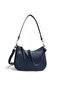 Navy Blue - Navy Blue Plain Women's Shoulder Bag Sp1259 - 6