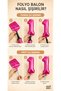 Pink Foil Balloon Number 2 16 Inch 40 Cm, 2 Year Old Balloon, Birthday Party Decoration - 3