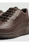 D26Ka-3390 Genuine Leather with Rubber Laces 5cm Padded Sole Daily Sports Shoes for Women - 3
