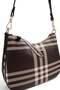 Coffee - Brown Striped Plaid Women's Shoulder Bag Sp1259 - 4
