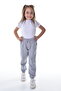 Set of 3 Unisex Fleece Cotton Combed Cotton Elastic Waist Trousers with Pockets and 3 Thread Rastered Sweatpants - 3