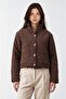 Buttoned velvet jacket