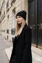 Sparkling Honeycomb Knit Women's Beanie with Metal Accessories - 3
