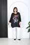 Women's Lycra Viscose V-Neck Plus Size Tunic