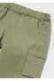 Baby Boy Green Elastic Pants - 4