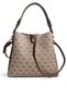 Dark Beige - Brown Monogram Women's Shoulder Bag Sp1295 - 6