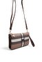 Dark Brown - Brown Plaid Women's Crossbody Bag Sp1291 - 2