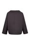 Brown Color High Collar Oversize Short Jacket - 3
