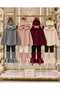 Girls' Knitwear Set: Sweater, Leggings, Tights, Beanie - 4