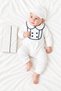 0-3 Months Baby Boy Luxury Premium Gift Box Jumpsuit Blanket Hat 3-Piece Newborn Set 56cm Cotton Tuxedo