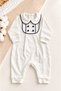 0-3 Months Baby Boy Luxury Premium Gift Box Jumpsuit Blanket Hat 3-Piece Newborn Set 56cm Cotton Tuxedo - 7