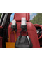 2 Pieces of Car Seat Back Bag with Cup Holder, Tablet and Phone Holder, and Storage Hanger, Car Organizer - Car Cup Holder, Hanger - 2