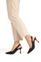 Women's Pointed Toe 8 cm New Trend Heeled Closed Toe Open Back Full Mold Classic Heeled Shoes - 4